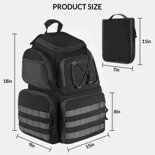 Outdoor tactical backpack mountaineering bag travel backpack large capacity attack equipment storage bag reflective strip backpack