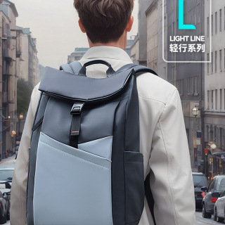 Leisure backpack short trip water-proof backpack men's 15.6-inch computer bag