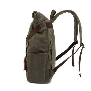 Casual waterproof waxed canvas men's bag