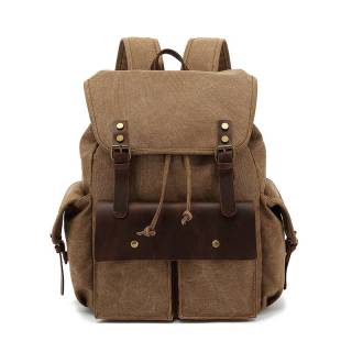 New wear-resistant canvas backpack Retro backpack