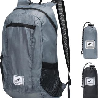 24L Hiking Travel Backpack, Resistant Lightweight Packable Small Daypack, Waterproof Foldable Backpack for Men