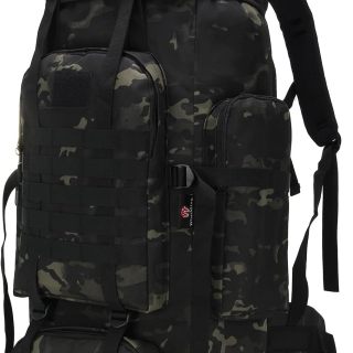 Hiking Backpack for Men 70L/100L Camping Backpack Military Rucksack Molle 3 Days Assault Pack for Climbing