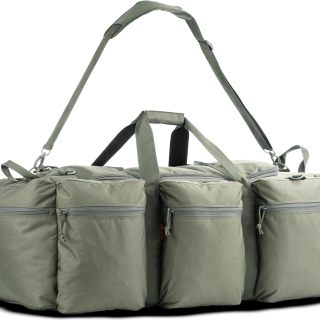 Large Military Duffle Bag Tactical Gear Load Out Bag Deployment Cargo Bag Travel Sports Equipment Duffel Luggage Bag with Backpack Straps 90L