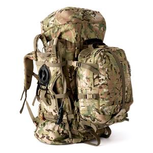 Military Army Large Rucksack with Detacheable Assault Backpack Hydration Pack Shoulder Straps and Waist Belt Metal Frame