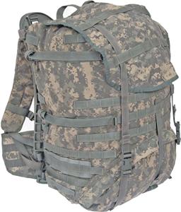 Large ACU Rucksack Complete with Frame, Shoulder Straps, and Waist Belt