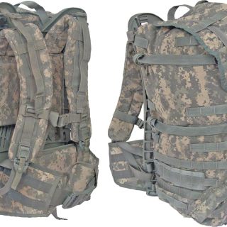 Large ACU Rucksack Complete with Frame, Shoulder Straps, and Waist Belt