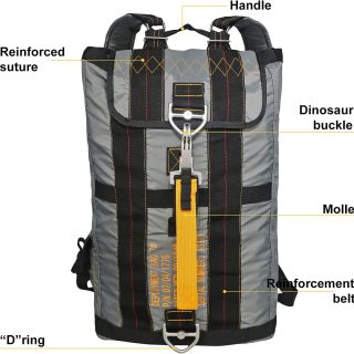 Tactical Military Backpack Parachute Bag Flight Backpacks Day Pack Nylon Rucksacks for Men and Women for Travel Outdoor