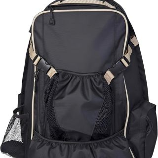 Equestrian Deluxe Heavy Duty Nylon Exterior Storage Fabric Backpack Adjustable Shoulder Straps