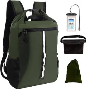 Dry Bag Backpack,20L Dry bags Waterproof Kayaking with Waist Pouch and Phone Case,Waterproof Backpack Marine dry bag