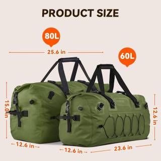 Bolsa de lona impermeable para motocicleta, mochila impermeable para gimnasio, playa, crucero