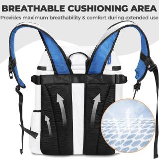 Backpack Cooler 36/54 Cans Insulated Waterproof Cooler Bag for 20 Hours Cold Retention, Leak-Proof Camping Cooler with Multi-Compartments