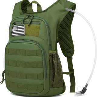 Hydration Backpack with Water Bladder for Hiking Tactical Hydration Pack for Men Women Molle Water Backpack for Hiking