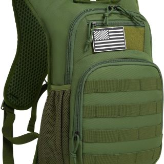 حقيبة ظهر للترطيب مع مثانة ماء للمشي لمسافات طويلة حقيبة ترطيب تكتيكية للرجال والنساء حقيبة ظهر مولي المائية للمشي لمسافات طويلة