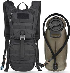 حقيبة ظهر ترطيب تكتيكية مولي مع مثانة ماء من مادة TPU سعة 3 لتر، حقيبة ظهر عسكرية لركوب الدراجات،