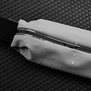 Cinturón para correr SILM con bolsillo elástico, resistente al agua y reflectante para mujeres y hombres: bolsa esencial para correr.