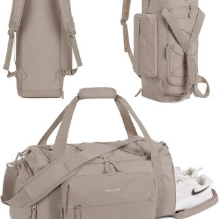 Женская спортивная сумка 4-в-1, лёгкая дорожная сумка TSA с отделением для обуви и карманом для мокрых вещей, женская дорожная сумка объёмом 30 л для ручной клади