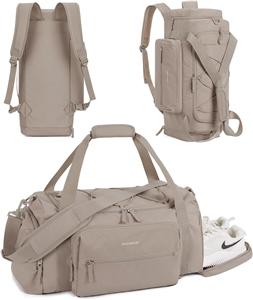 Женская спортивная сумка 4-в-1, лёгкая дорожная сумка TSA с отделением для обуви и карманом для мокрых вещей, женская дорожная сумка объёмом 30 л для ручной клади