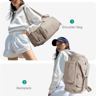 Женская спортивная сумка 4-в-1, лёгкая дорожная сумка TSA с отделением для обуви и карманом для мокрых вещей, женская дорожная сумка объёмом 30 л для ручной клади