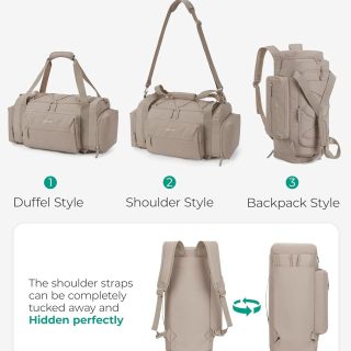 Женская спортивная сумка 4-в-1, лёгкая дорожная сумка TSA с отделением для обуви и карманом для мокрых вещей, женская дорожная сумка объёмом 30 л для ручной клади