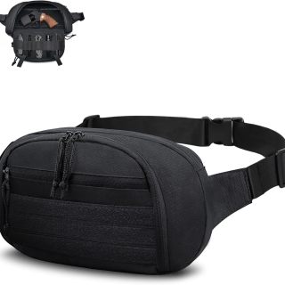 Тактическая поясная сумка для мужчин и женщин, многофункциональная сумка через плечо с держателем на резинке