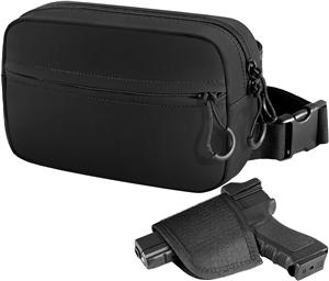 Everyday Fanny Pack For Men & Women Concealed Carry Bag For Men Crossbody Bag With Adjustable Waist Belt