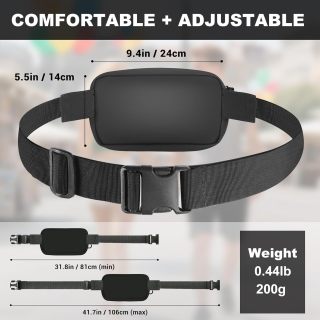Everyday Fanny Pack For Men & Women Concealed Carry Bag For Men Crossbody Bag With Adjustable Waist Belt