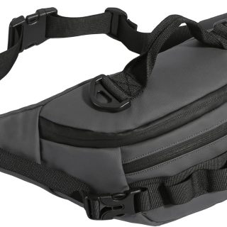 Tactical Fanny Pack for Men Women Military Waist Bag Molle Utility Hip Belt Pouch Crossbody Bags Bumbag for Cycling Hiking Walking Fishing Grey