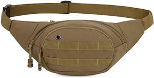 OUTDOORS Tactical Waist Bag, 900D Nylon Oxford Water-Resistant Outdoor EDC Fanny Pack Utility Waist Pouch Outdoor Bumbag