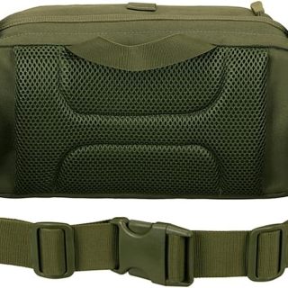 Tactical Waist Pack Bag With 2-Water Bottle Pocket Holder Military Fanny Packs Waterproof Hip Belt Bag
