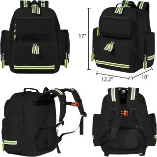 First Aid Backpack Emergency Medical Backpacks Empty Waterproof Survival Bags Trauma Bag for Nurses