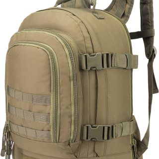 Large Tactical Expandable Backpack 39L-64L Military Bug Out Bag With Waist Strap