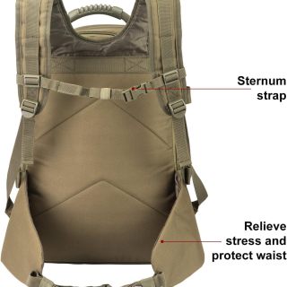 Large Tactical Expandable Backpack 39L-64L Military Bug Out Bag With Waist Strap
