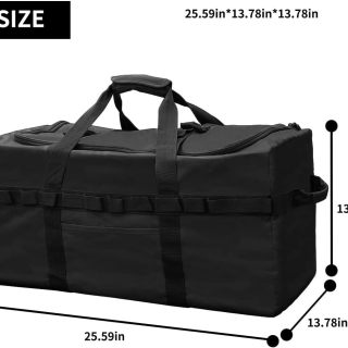 Large Military Duffle Bag Tactical Camping Storage Utility Tote Bag Camping Kitchen Organizer with Deployment Cargo Bag Travel Sports Equipment