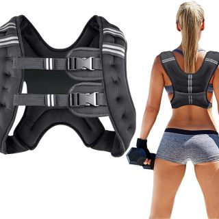 Double Adjustable Buckle Straps Weight Vests for Strength Training