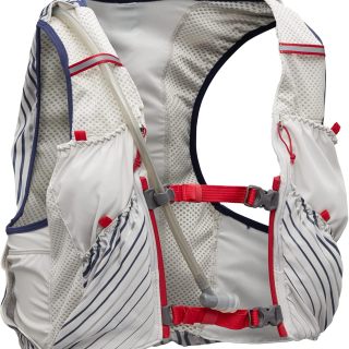 Race Vest 12L Hydration Pack, 1.6L Water Bladder, Running Vest, Water-Resistant Pockets
