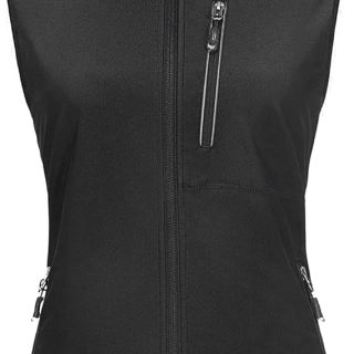 Women's Lightweight Running Vest Outerwear with Pockets, Windproof Sleeveless Jacket for Golf Hiking Travel