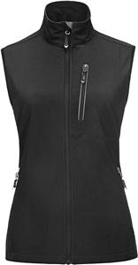 Women's Lightweight Running Vest Outerwear with Pockets, Windproof Sleeveless Jacket for Golf Hiking Travel