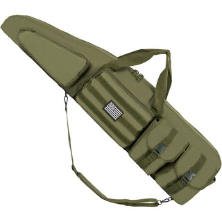 Hunting Gun Bag Soft Padded Rifle Bag with Magazine Pocket Portable Training Shotgun Bag