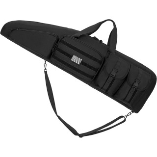 Hunting Gun Bag Soft Padded Rifle Bag with Magazine Pocket Portable Training Shotgun Bag