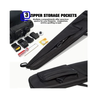 Rifle Case Soft Shotgun Case Waterproof Portable Targeting Rifle Bag Adjustable Shoulder Strap Live Game Gun Bag