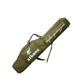 Tactical portable gun bag outdoor tactical Oxford cloth fishing rod fishing gear big belly bag fishing lure messenger bag