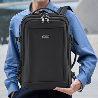 Men's Business Backpack Password Lock Waterproof Backpack Large Capacity Travel Multi-function Anti-theft Computer Bag