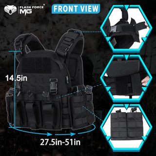 Tactical Vest Molle Airsoft Vest for Men