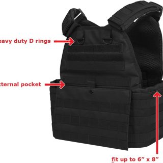 Tactical Padded Fully Adjustable Vest