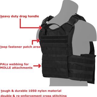 Tactical Padded Fully Adjustable Vest