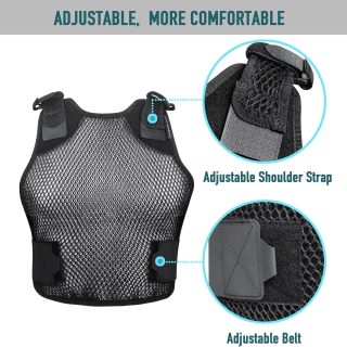 Adjustable Lightweight Ventilation Vest: Helps Increase Air Flow Under Tactical Gear Comfort