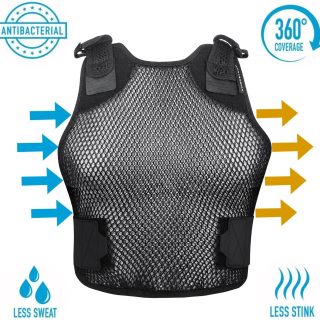 Adjustable Lightweight Ventilation Vest: Helps Increase Air Flow Under Tactical Gear Comfort