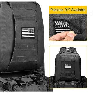 60L Large Tactical Assault Pack Detachable Molle Backpack Hunting Accessories