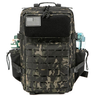 Tactical backpack military fan outdoor style Oxford cloth large capacity multi-compartment molle system anti-scratch wear-resistant commuter backpack