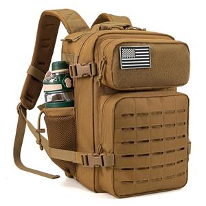 Tactical backpack military fan outdoor style Oxford cloth large capacity multi-compartment molle system anti-scratch wear-resistant commuter backpack